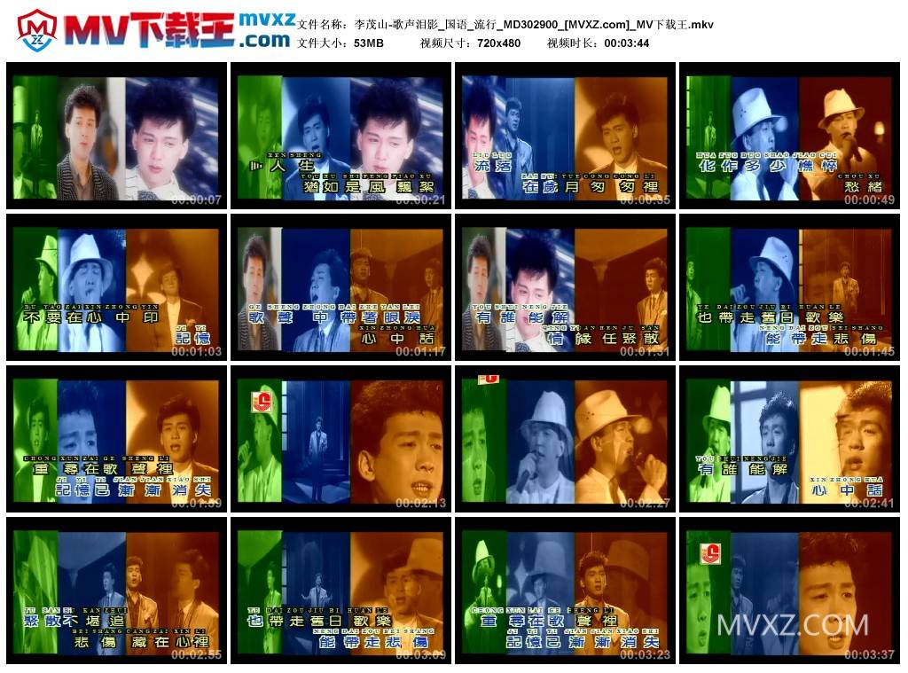 李茂山-歌声泪影_国语_流行_MD302900